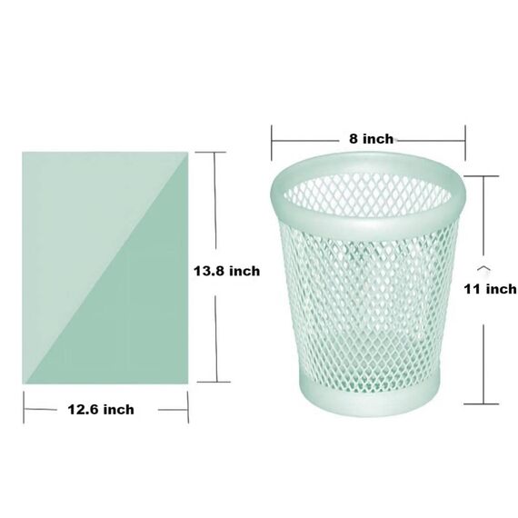 AURMOO Reißfest Müllbeutel 5L, Abbaubar Biomüllbeutel, Tropfsichere Mülltüten für Hausmüll, Reißfeste Müllsäcke für Mülleimer, 200 Stück, B32XH35cm, Grün