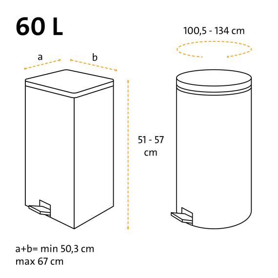 Swirl Reißfest & Dicht Fixierband Müllbeutel 60 l (4 x 10 Beutel), tropfsichere Müllsäcke für den Hausmüll, reißfeste Mülltüten für sicheren Halt am Mülleimer
