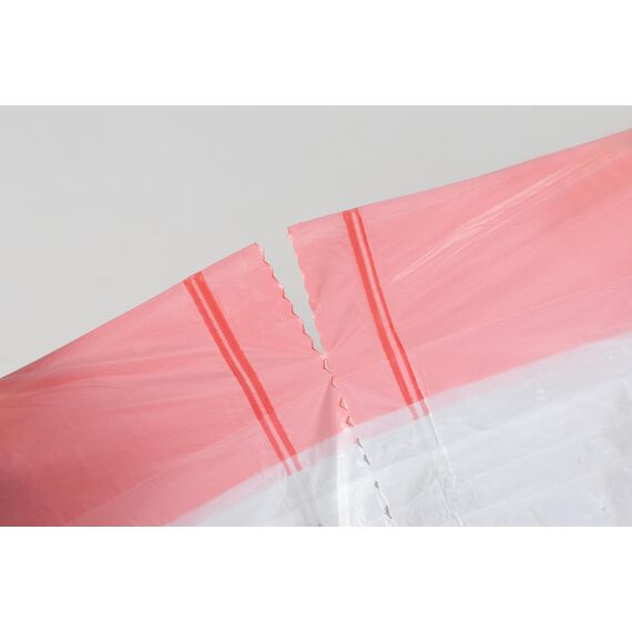 AURMOO Reißfest Müllbeutel 5L mit Zugband, Abbaubar Biomüllbeutel, 210 Stück, Tropfsichere Mülltüten mit Zugband, Reißfeste Müllsäcke für Mülleimer, B32XH35cm, Weiß