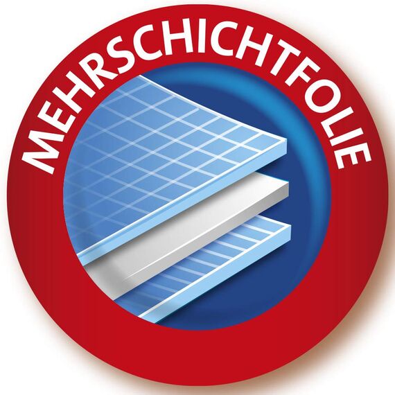 Swirl Zugband-Müllbeutel, 35 Liter, 9 Rollen mit je 15 Beuteln, Weiß