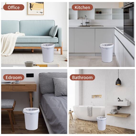 30l Kleiner Müllsack mit Kordelzug 100 Stück müllbeutel für kleine Mülleimer Büro, K,üche, Badezimmer, Müllbeutel, verdickt, dehnbar