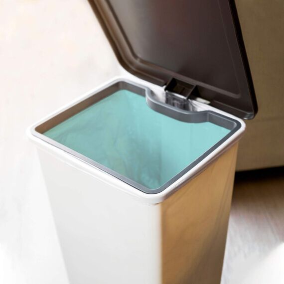 ZURAS 35 Liter Biomüllbeutel 100 Stk. kompostfähige, biologisch abbaubare Müllbeutel auf pflanzlicher Basis, DIN EN 13432 zertifiziert und geprüft, reißfest und wasserdicht