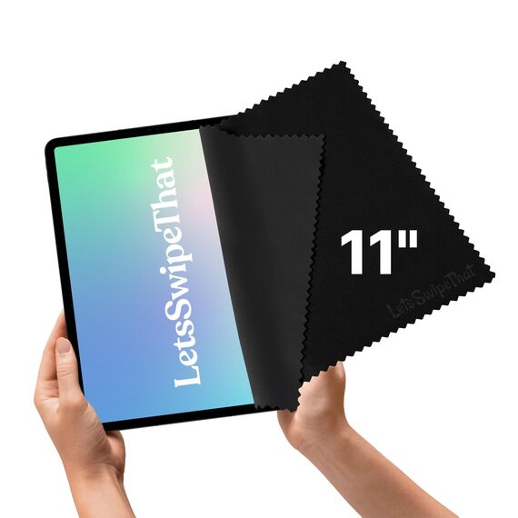 LetsSwipeThat® 1X Mikrofasertuch für Laptop Tastaturschutz - Laptop Zubehör 11 Zoll Display - Tuch auch für iPad & Tablet - Streifenfreie Reinigung