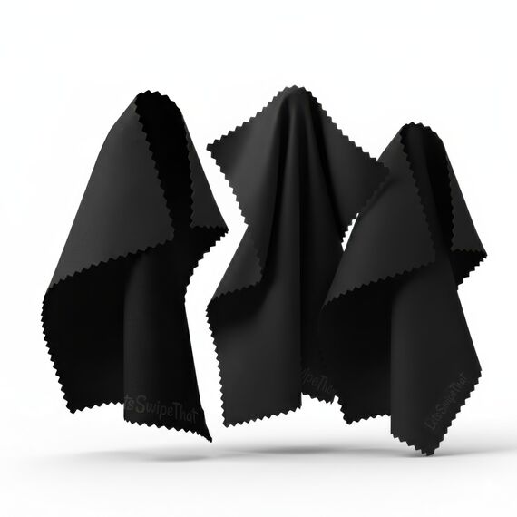 LetsSwipeThat® Tastaturschutz MacBook Pro M4 Zubehör - 3 Mikrofasertücher für 16 Zoll MacBook - Zubehör Must-Have für Streifenfreie Reinigung