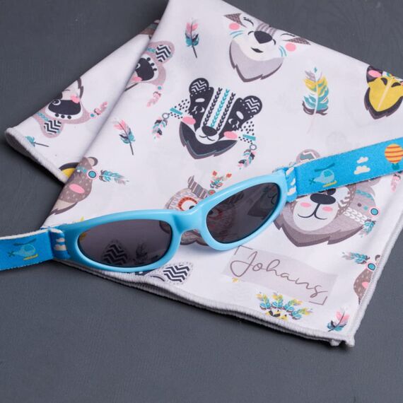 Johans® XXL Mikrofasertuch zur Reinigung von Smartphone, Tablet, Brille, Display, Kamera | Displaytuch, Brillenputztuch, Reinigungstuch | Optikerqualität in 30x30cm (Little Friends)