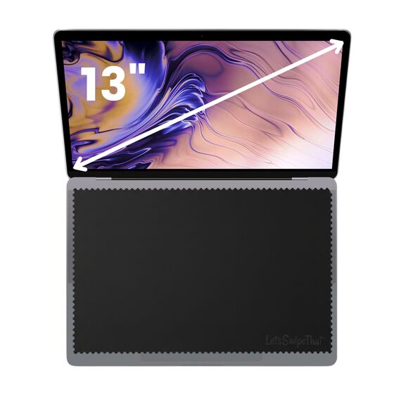 LetsSwipeThat® 1 Mikrofasertuch für Tastaturschutz - MacBook Air M4 13 Zoll Zubehör - MacBook Zubehör Must-Have für Streifenfreie Reinigung