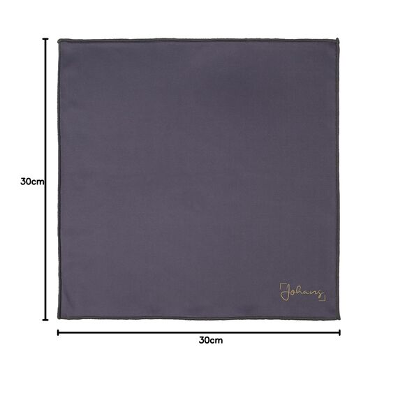 Johans® XXL Mikrofasertuch zur Reinigung von Smartphone, Tablet, Brille, Display, Kamera | Displaytuch, Brillenputztuch, Reinigungstuch | Optikerqualität in 30x30cm (Anthrazit)