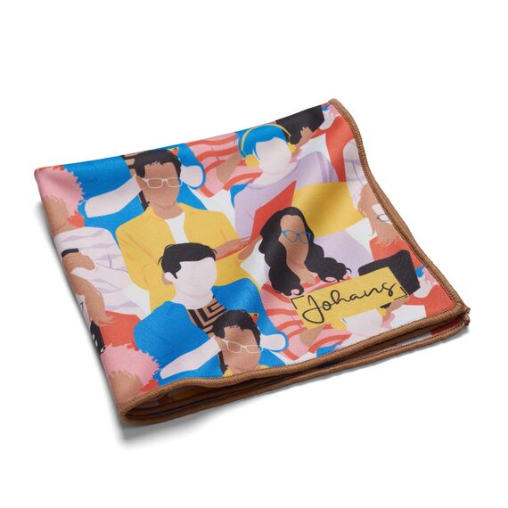 Johans® XXL Mikrofasertuch zur Reinigung von Smartphone, Tablet, Brille, Display, Kamera | Displaytuch, Brillenputztuch, Reinigungstuch | Optikerqualität in 30x30cm (Folks)