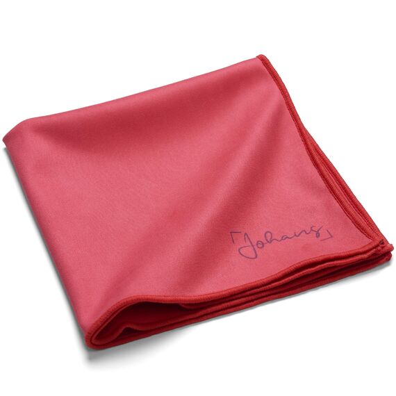 Johans® XXL Mikrofasertuch zur Reinigung von Smartphone, Tablet, Brille, Display, Kamera | Displaytuch, Brillenputztuch, Reinigungstuch | Optikerqualität in 30x30cm (Hibiskus)