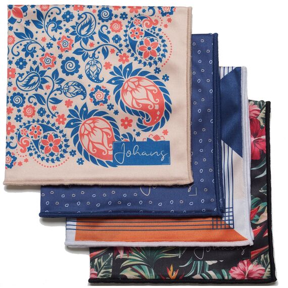 Johans® XXL Mikrofasertuch zur Reinigung von Smartphone, Tablet, Brille, Display, Kamera | Displaytuch, Brillenputztuch, Reinigungstuch | 30x30cm (4er Bundle: Best-of Selection)