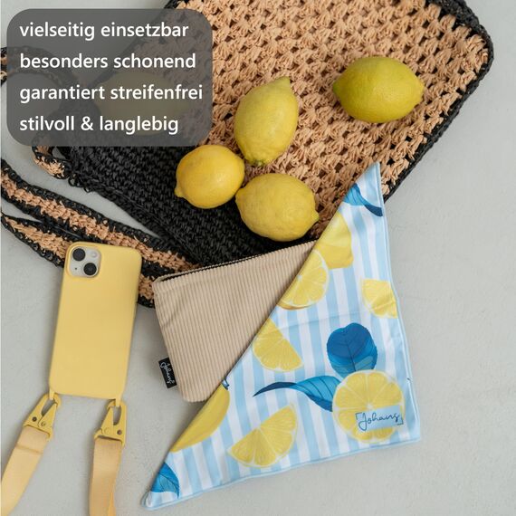 Johans® XXL Mikrofasertuch zur Reinigung von Smartphone, Tablet, Brille, Display, Kamera | Displaytuch, Brillenputztuch, Reinigungstuch | Optikerqualität in 30x30cm (Capri)