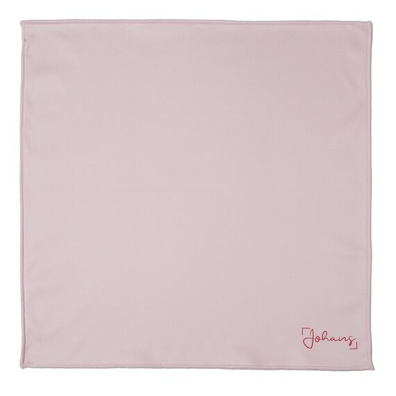 Johans® XXL Mikrofasertuch zur Reinigung von Smartphone, Tablet, Brille, Display, Kamera | Displaytuch, Brillenputztuch, Reinigungstuch | Optikerqualität in 30x30cm (Rosé)