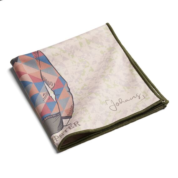 Johans® XXL Mikrofasertuch | Optikerqualität 30x30cm zur Reinigung von Brille, Smartphone, Tablet, Kamera | Brillenputztuch, Displaytuch