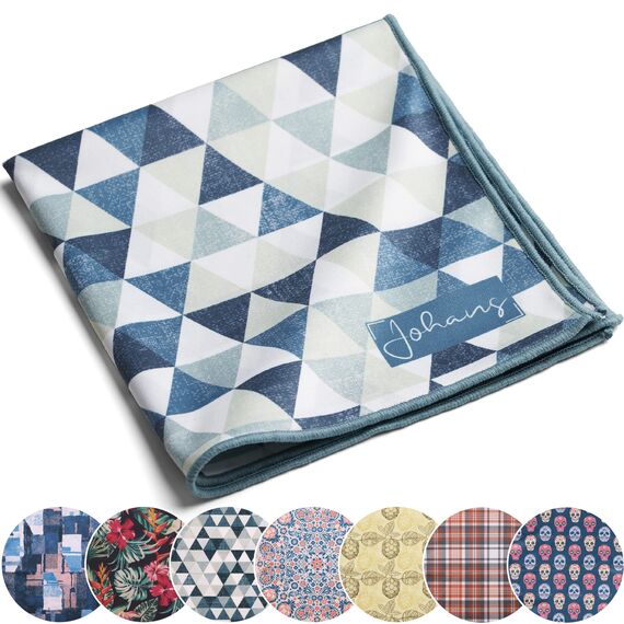 Johans® XXL Mikrofasertuch | Optikerqualität 30x30cm zur Reinigung von Brille, Smartphone, Tablet, Kamera | Brillenputztuch, Displaytuch