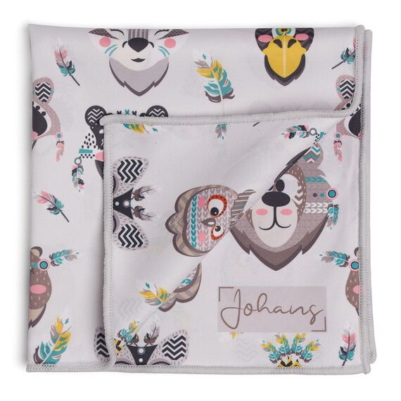 Johans® XXL Mikrofasertuch zur Reinigung von Smartphone, Tablet, Brille, Display, Kamera | Displaytuch, Brillenputztuch, Reinigungstuch | Optikerqualität in 30x30cm (Little Friends)