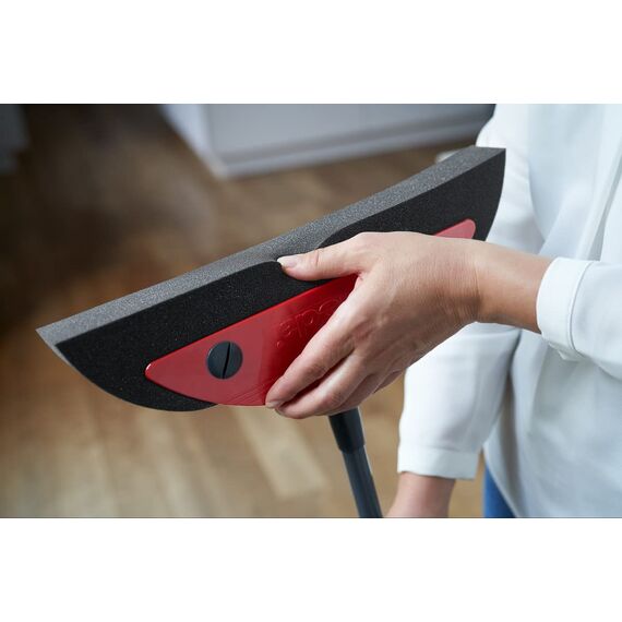 Vileda Superfeger Classic Besen Ersatzkehrteil, Mikroschaum für optimale Schmutzaufnahme, wirbelt keinen Staub auf, für Glatte Böden, 1er Pack