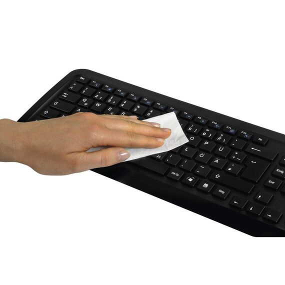 Hama Büro-Reinigungstücher, 100 Stück, in Spenderdose