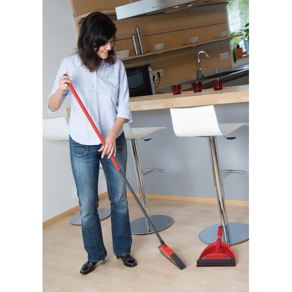 Vileda Superfeger Classic Besen Ersatzkehrteil, Mikroschaum für optimale Schmutzaufnahme, wirbelt keinen Staub auf, für Glatte Böden, 1er Pack