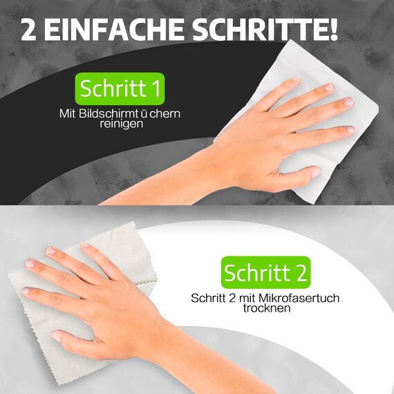 Bildschirm Reinigungstücher Feuchte, EOTW Mikrofaser Reinigungstücher Für Computer Bildschirm, Apple iPad, iPod, iMac und Smartphone-Display (240)