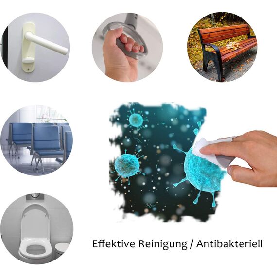 Bildschirm Reinigungstücher Einzeln Verpackt, EOTW Desin Fektion Reinigungstücher für Handy/Monitor/Laptop/iPad/LCD-Fernseher/Tablet PC/Tastatur/Maus, 400 Stück