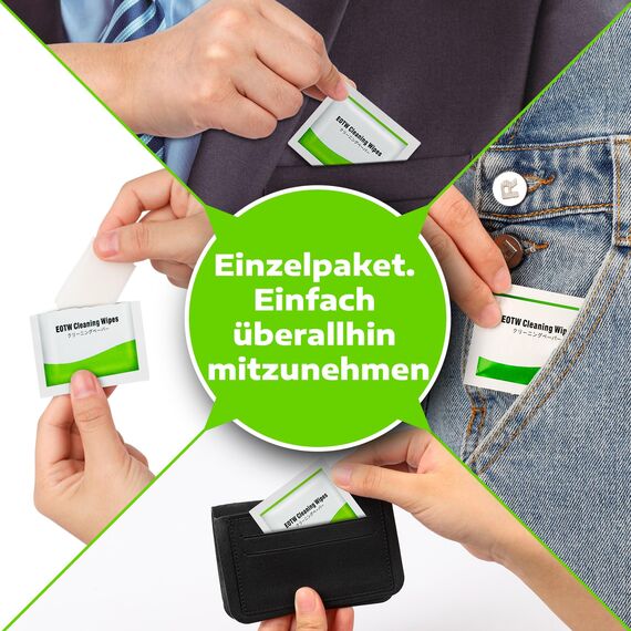 Bildschirm Reinigungstücher Brillenreinigungstücher Telefone für Brillen/Scheiben/Brillen/Sonnenbrillen/Skibrillen/Lesebrillen/Fahrradbrillen 30 Stück