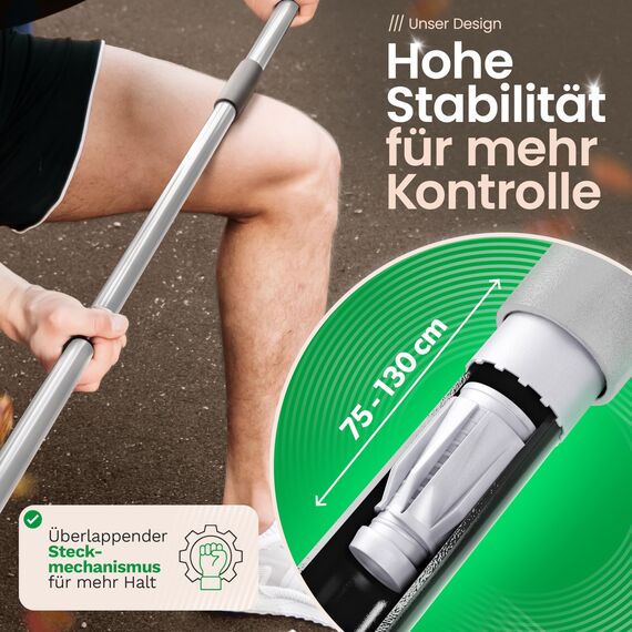 Novaliv Zimmerbesen mit Stiel FEINE KUNSTBORSTEN Besen weiche Borsten Schrankbesen mit Teleskopstiel und Handfeger Kehrblechgarnitur Metall mit Gummilippe Kehrblechbesen Feger und Kehrblech