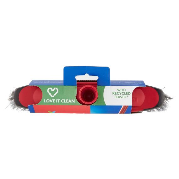 Vileda 2-in-1 Zimmer-Besen Classica - Ersatzkopf für Besen mit Stiel ideal für die Aufnahme von Staub und Haaren, Grau