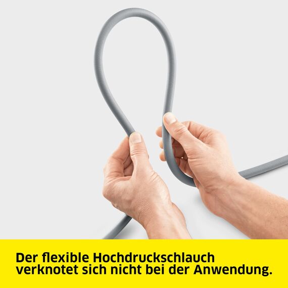 Kärcher Hochdruckreiniger K 5 Comfort Premium, Druck: 145 bar, Fördermenge: 500 l/h, Fläche: 40 m²/h, Gewicht: 18,2 kg, extra Flexibler Hochdruckschlauch, Schlauchtrommel, 4-in-1 Multi Jet