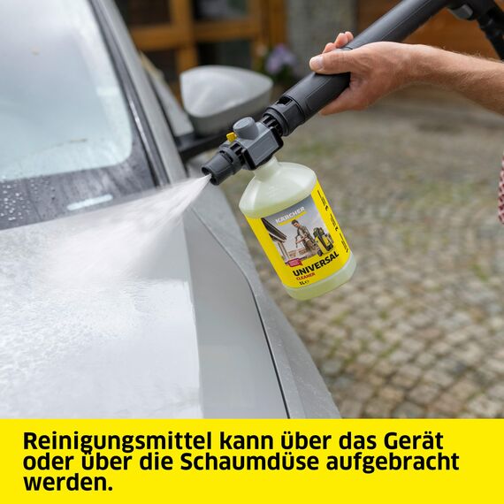 Kärcher Hochdruckreiniger K 4 Comfort Premium, Druck: max. 130 bar, Fördermenge: 420 l/h, Fläche: 30 m²/h, Gewicht: 17 kg, extra Flexibler Hochdruckschlauch, Schlauchtrommel, 4-in-1 Multi Jet