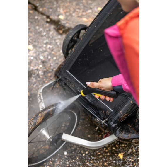 Kärcher Druckreiniger OC 3 Foldable, Mobile Reinigung für Fahrrad, Camping und Garten, Niederdruck, Lithium-Ionen-Akku, Faltbarer Wassertank: 8 l, Schlauch: 1,8 m, Flachstrahldüse