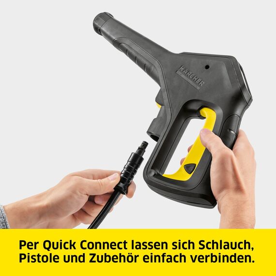Kärcher Hochdruckreiniger K 3 Power Control: Clevere App-Unterstützung - für eine effektive Reinigung bei alltäglichen Verschmutzungen, Gelb