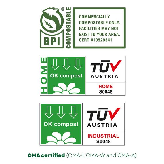 bioMat Kompostierbare 240l Biomüllbeutel, 10 Abfallsäcke für Biotonne, Restmülltonne, Made in Germany, Premium-Qualität, Klimaneutral