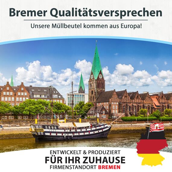 Müllsäcke 120L Schwarz - Extrem Reißfest - Abfallsäcke - Abfall Beutel XXL - Typ 100 Extra - Müllbeutel 120 L - 70 µ - 700x1100 mm - LDPE - Großer Müllsack - 120 Liter - 100 Stück