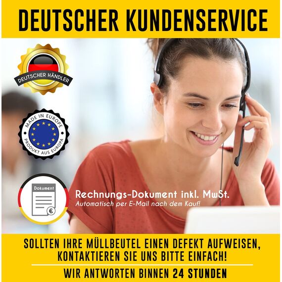 ELES VIDA Müllsäcke 120L Schwarz - Extrem Reißfest - Abfallsäcke - Abfall Beutel XXL - Typ 100 Extra - Müllbeutel 120 L - 70 µ - 700x1100 mm - LDPE - Großer Müllsack - 120 Liter - 75 Beutel