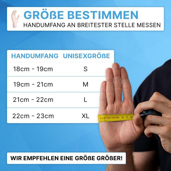 ARNOMED Einweghandschuhe L, Vinyl Handschuhe 500 Stk (5x10 Stk), Einmalhandschuhe, Handschuhe Einweg puderfrei, Gummihandschuhe Einweg latexfrei, Einweg Handschuhe, Einmalhandschuhe in S, M, L, XL