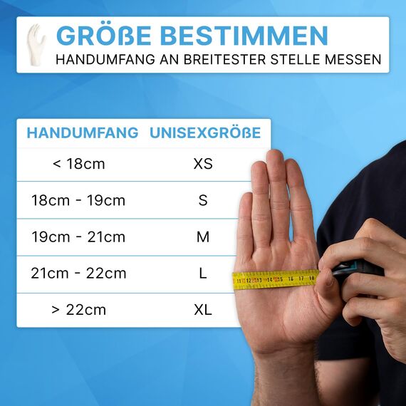 500 Stück ARNOMED Einweghandschuhe Weiß, Einmalhandschuhe XL, Nitril Handschuhe Einweg, Nitrilhandschuhe puder-/latexfrei, Gummihandschuhe Einweg, Schutzhandschuhe, Handschuhe Nitril XS, S, M, L, XL