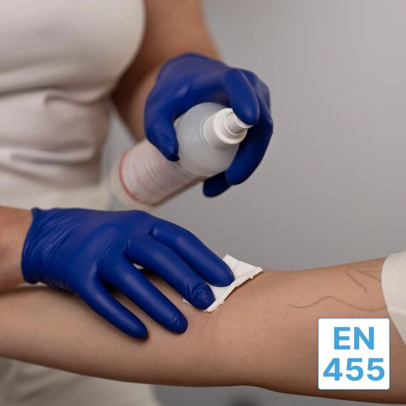 1000x ARNOMED Einweghandschuhe Dunkelblau 10x100 Stk Einmalhandschuhe M, Nitril Handschuhe Einweg Nitrilhandschuhe puderfrei Gummihandschuhe Einweg Schutzhandschuhe Handschuhe Nitril S, M, L, XL