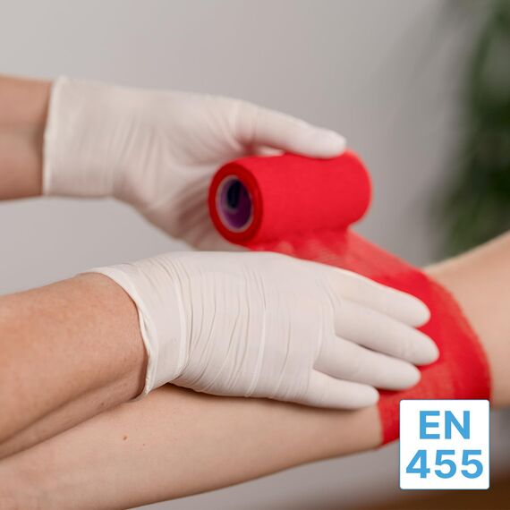 400x ARNOMED Einweghandschuhe Weiß, Einmalhandschuhe S, Handschuhe Einweg (2x200 Stk), Gummihandschuhe puderfrei, latexfreie Nitrilhandschuhe in S, M, L, XL, Putzhandschuhe, Koch-/Küchen-Handschuhe