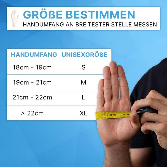 2000x ARNOMED Einweghandschuhe Weiß, Einmalhandschuhe M, Handschuhe Einweg (10x200 Stk), Gummihandschuhe puderfrei, latexfreie Nitrilhandschuhe in S, M, L, XL, Putzhandschuhe, Koch-/Küchen-Handschuhe