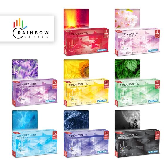 200x ARNOMED Einweghandschuhe Rosa (2x100 Stück), Einmalhandschuhe L, Nitril Handschuhe Einweg, Nitrilhandschuhe puderfrei, Gummihandschuhe Einweg, Schutzhandschuhe, Handschuhe Nitril in XS, S, M, L