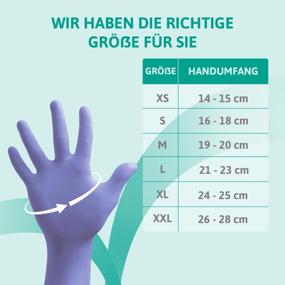 Ansell Microflex 93-843 Latexfreie Einweghandschuhe, Nitrilhandschuhe Puderfrei, Einmalhandschuhe Violett, Chemikalien-Schutzhandschuhe, Lebensmittel Handschuhe S (100 Stück)