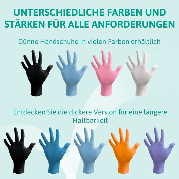 Ansell Microflex 93-843 Latexfreie Einweghandschuhe, Nitrilhandschuhe Puderfrei, Einmalhandschuhe Violett, Chemikalien-Schutzhandschuhe, Lebensmittel Handschuhe L (100 Stück)