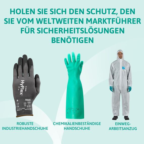 Ansell Microflex 93-843 Latexfreie Einweghandschuhe, Nitrilhandschuhe Puderfrei, Einmalhandschuhe Violett, Chemikalien-Schutzhandschuhe, Lebensmittel Handschuhe S (100 Stück)