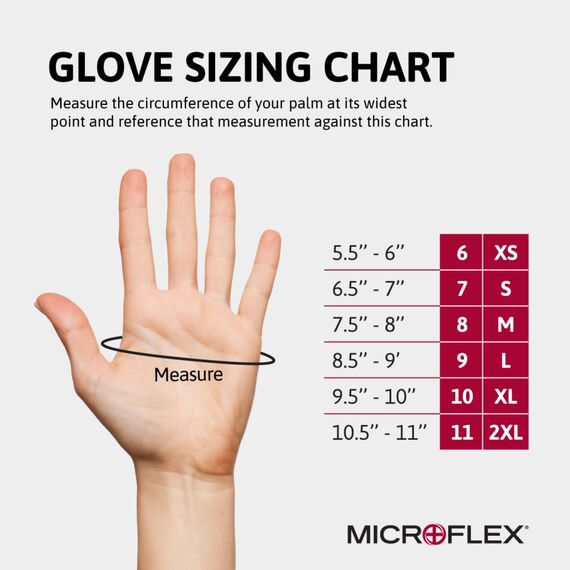 Ansell Microflex 93-732, Vielseitige Nitrilhandschuhe, Einweghandschuhe für präzise Handhabung, Arbeitshandschuhe für mechanische Aufgaben, Latexfrei, Puderfreie Einmalhandschuhe, 100 Stück, Gr. M