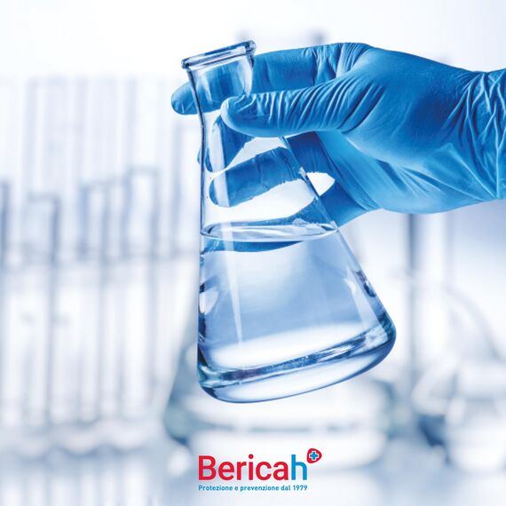 Bericah, Sensinitryl Handschuhe aus Nitril, puderfrei, Größe M, 100 Stück