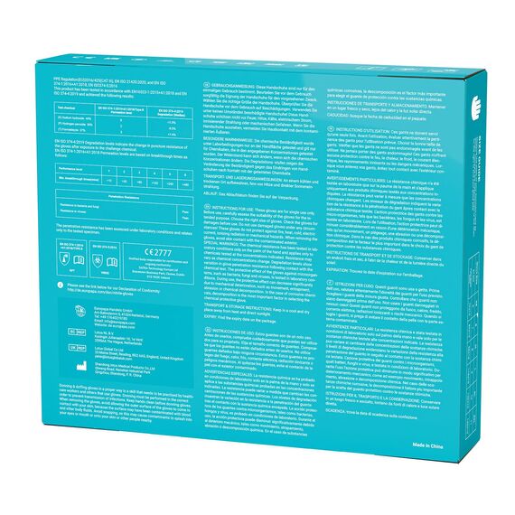 EUROPAPA® 200x Einweghandschuhe Nitrilhandschuhe puderfrei Untersuchungshandschuhe EN455 EN374 latexfrei Einmalhandschuhe Handschuhe in Gr. S, M, L & XL verfügbar (S, Blau)