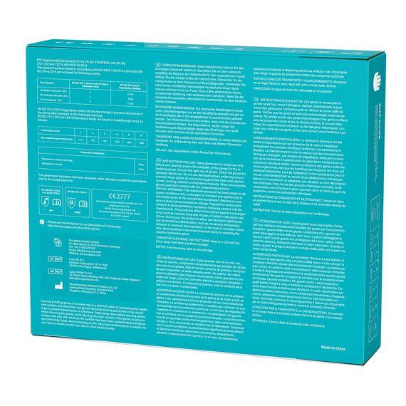 EUROPAPA® 200x Einweghandschuhe Nitrilhandschuhe puderfrei Untersuchungshandschuhe EN455 EN374 latexfrei Einmalhandschuhe Handschuhe in Gr. S, M, L & XL verfügbar (M, Pink)