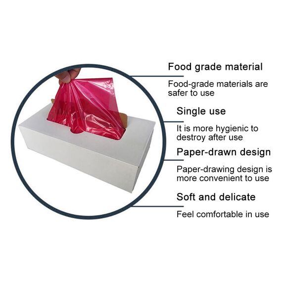 Bavooty Langarm Veterinär Handschuh,Veterinär-Handschuhe,Dehnbare Einweghandschuhe,Für Vieh,Einweg Weichplastikfolie Handschuhe,Extra Lange 90 cm,blau,150pcs (Blau, 150)