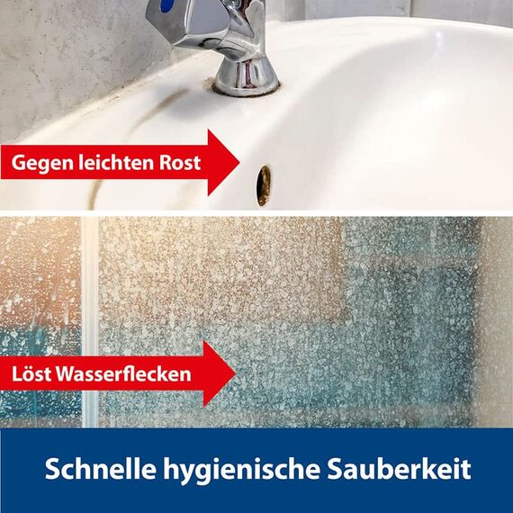 MELLERUD Duschkabinen Reiniger | 1 x 0,5 l | Wirksames Spray gegen Kalk- & Seifenreste in der Dusche | Badreiniger mit Abperleffekt | Langzeitschutz | bringt verlorenen Glanz zurück
