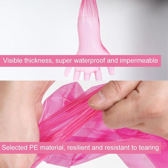 Bavooty Langarm Veterinär Handschuh,Veterinär-Handschuhe,Dehnbare Einweghandschuhe, zur Viehbesamung,Einweg WeichplastikfolieExtra Lange Stulpe,90 cm,30pcs